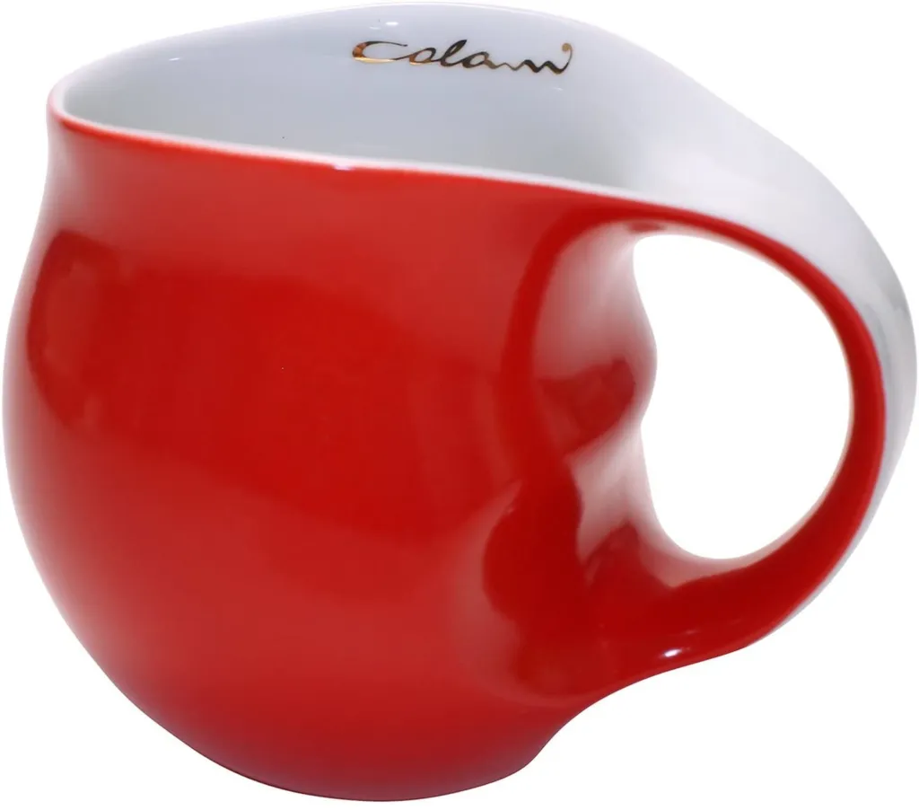 Colani Kaffeetasse Tasse Kaffeebecher Porzellan Rot 260 ml